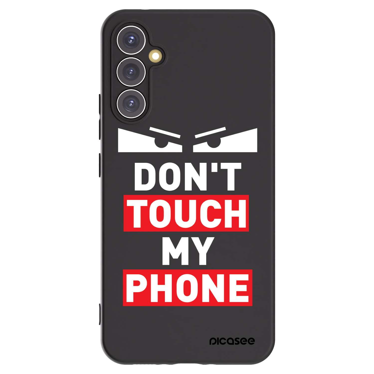 Picasee silikonový černý obal pro Samsung Galaxy A34 5G A346B - Shadow Eye - Transparent