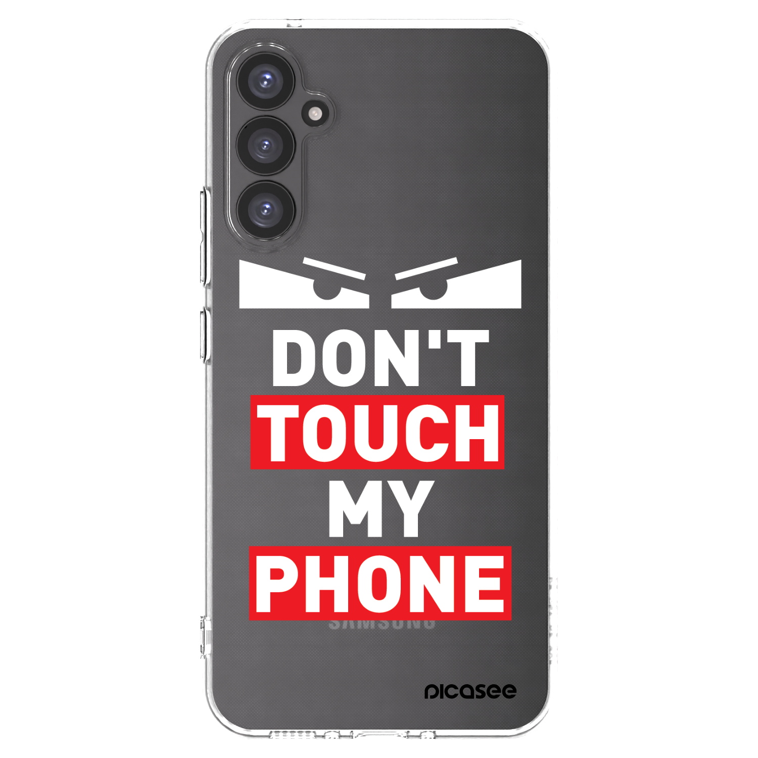 Picasee silikonový průhledný obal pro Samsung Galaxy A34 5G A346B - Shadow Eye - Transparent