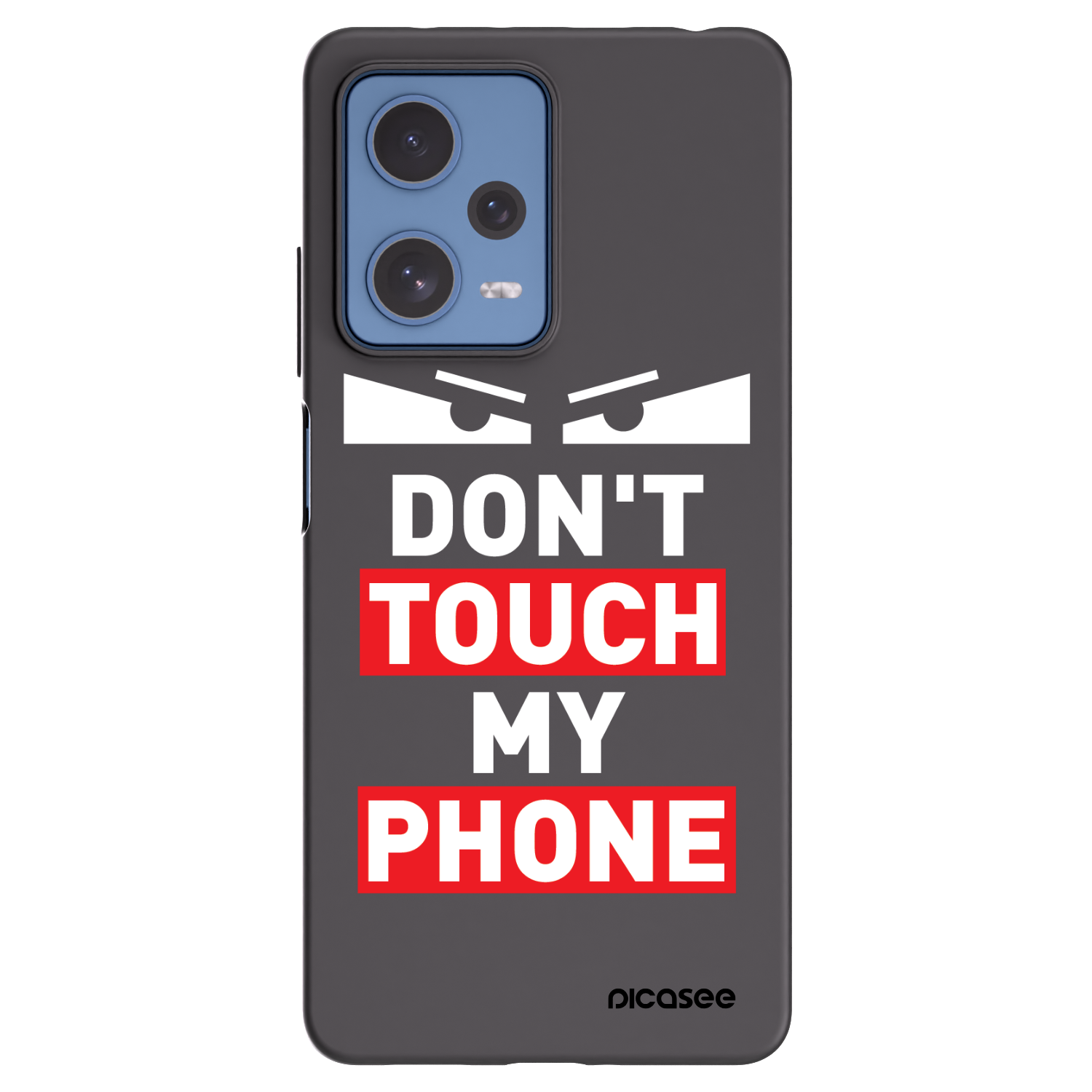 Picasee silikonový černý obal pro Xiaomi Redmi Note 12 Pro 5G - Shadow Eye - Transparent