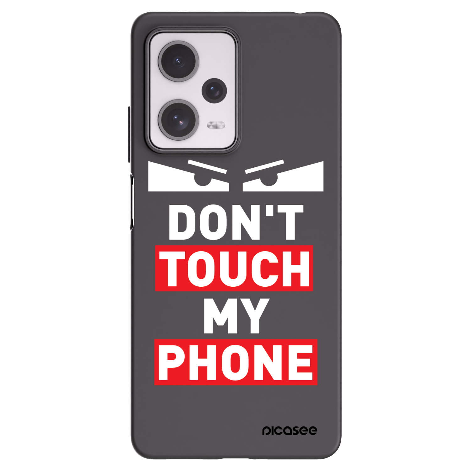 Picasee silikonový černý obal pro Xiaomi Redmi Note 12 Pro+ 5G - Shadow Eye - Transparent