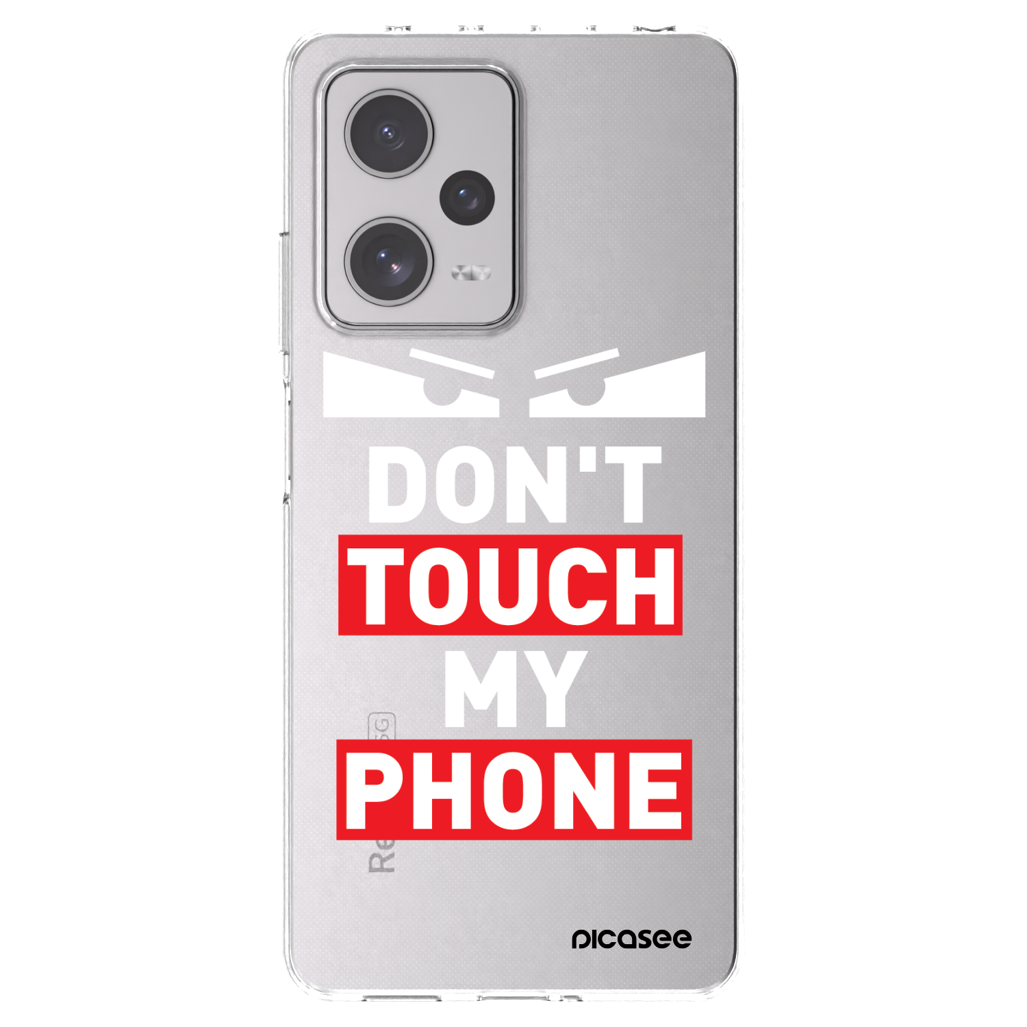 Picasee silikonový průhledný obal pro Xiaomi Redmi Note 12 Pro+ 5G - Shadow Eye - Transparent