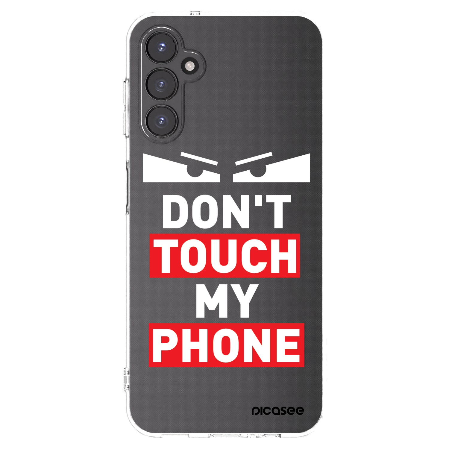 Picasee silikonový průhledný obal pro Samsung Galaxy A14 4G A145R - Shadow Eye - Transparent