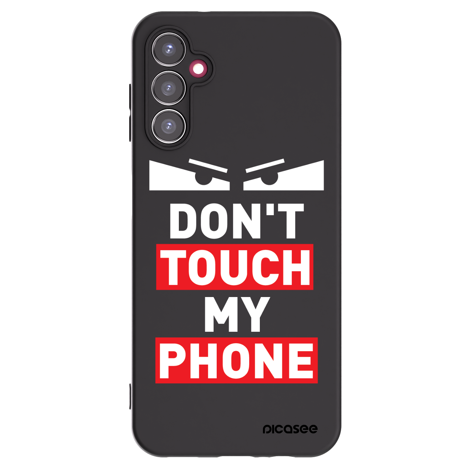 Picasee silikonový černý obal pro Samsung Galaxy A14 5G A146P - Shadow Eye - Transparent