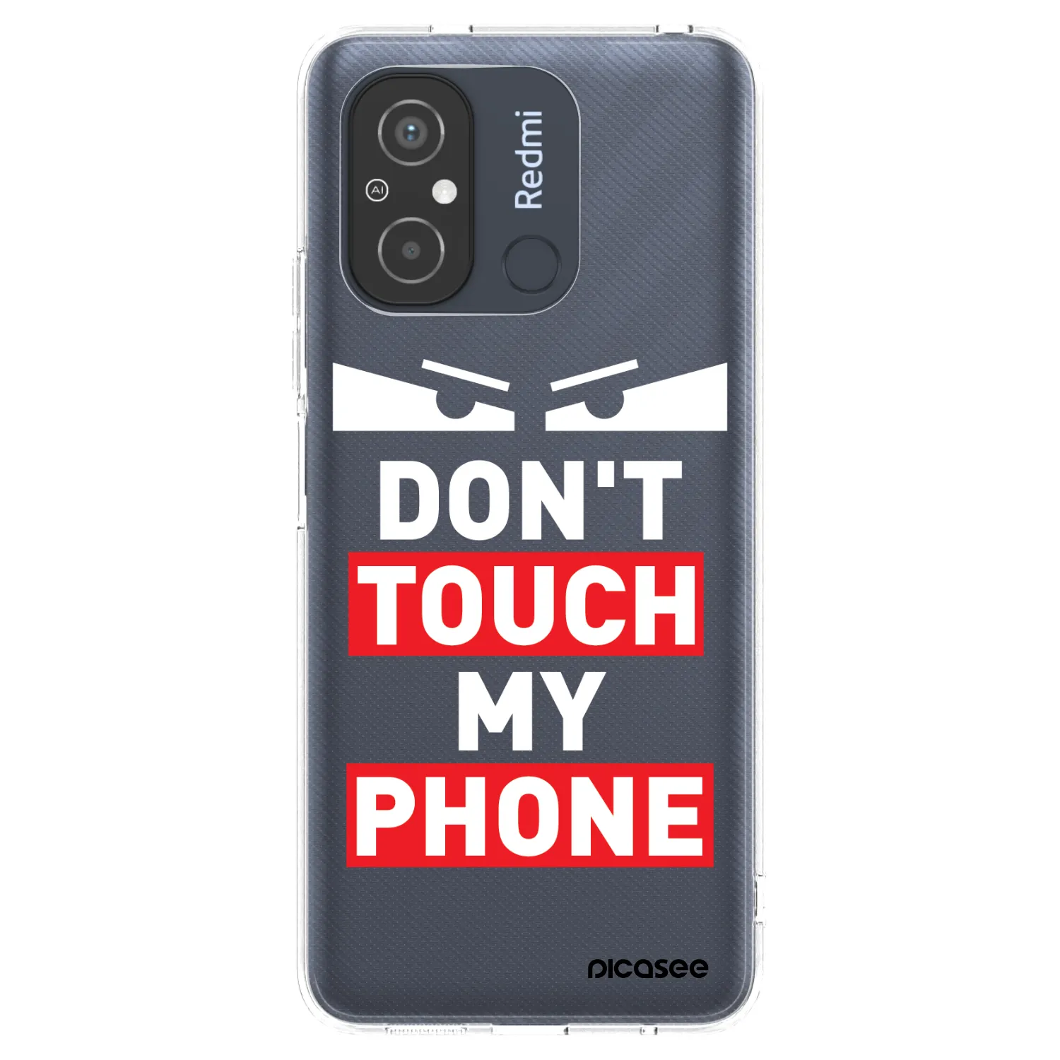 Picasee silikonový průhledný obal pro Xiaomi Redmi 12C - Shadow Eye - Transparent