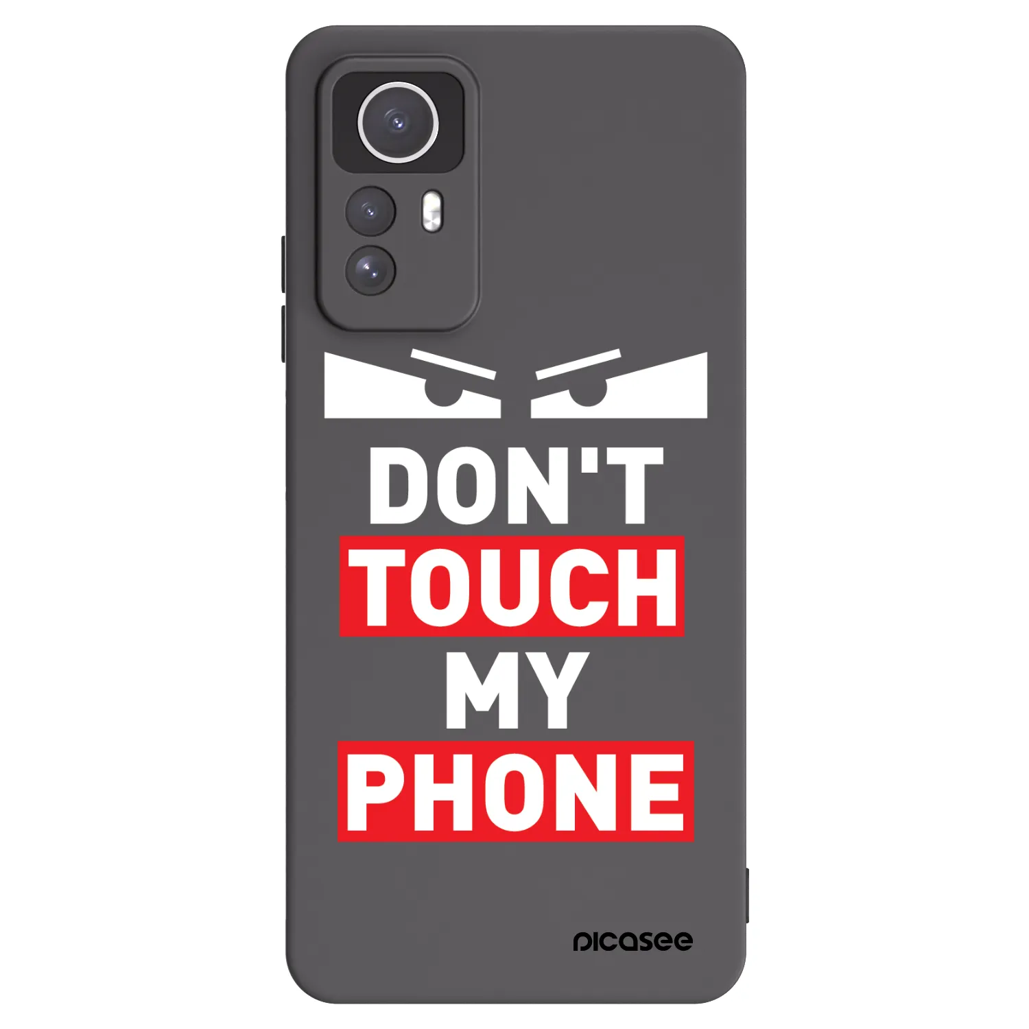 Picasee silikonový černý obal pro Xiaomi Redmi Note 12S - Shadow Eye - Transparent