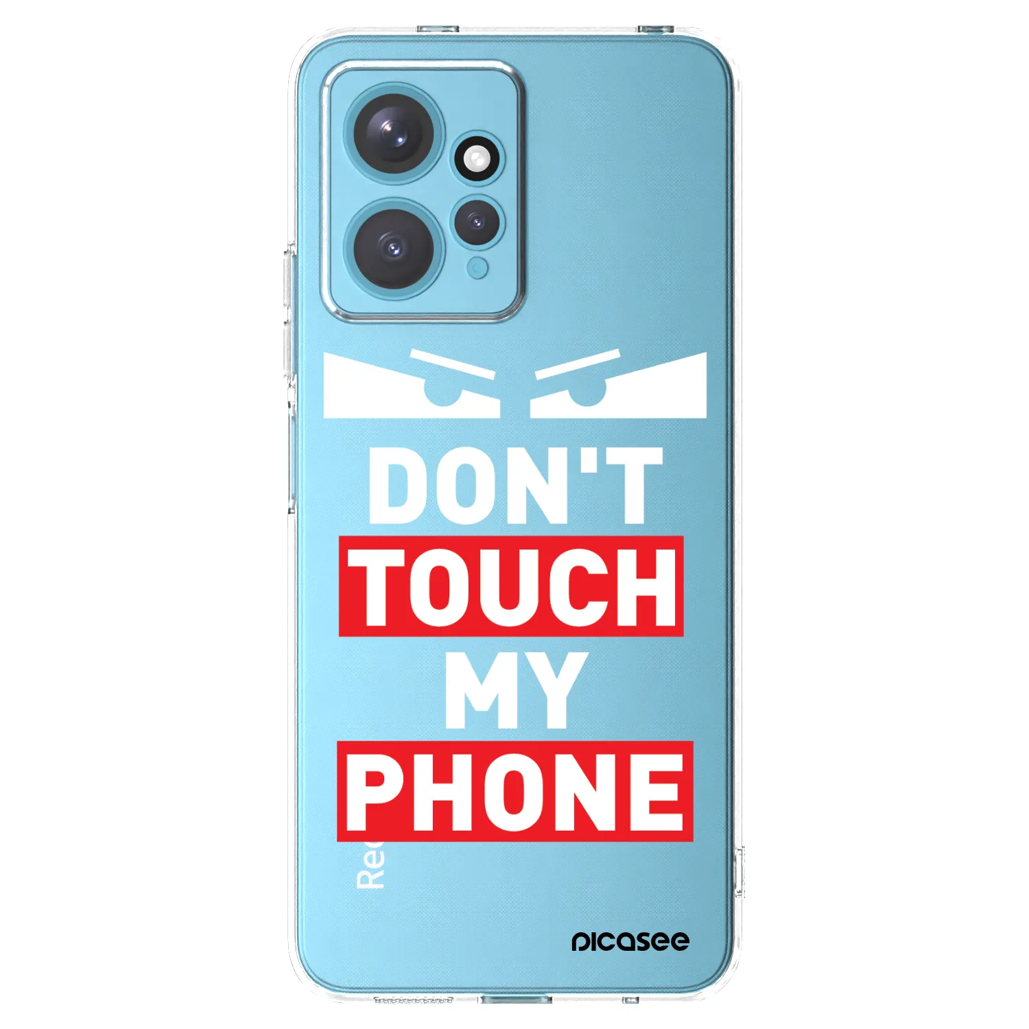 Picasee silikonový průhledný obal pro Xiaomi Redmi Note 12 4G - Shadow Eye - Transparent