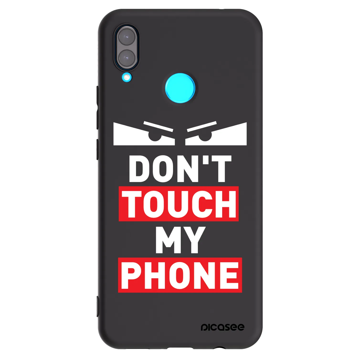Picasee silikonový černý obal pro Huawei Nova 3i - Shadow Eye - Transparent