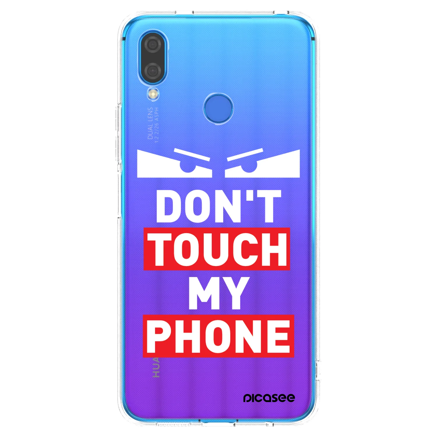 Picasee silikonový průhledný obal pro Huawei Nova 3i - Shadow Eye - Transparent