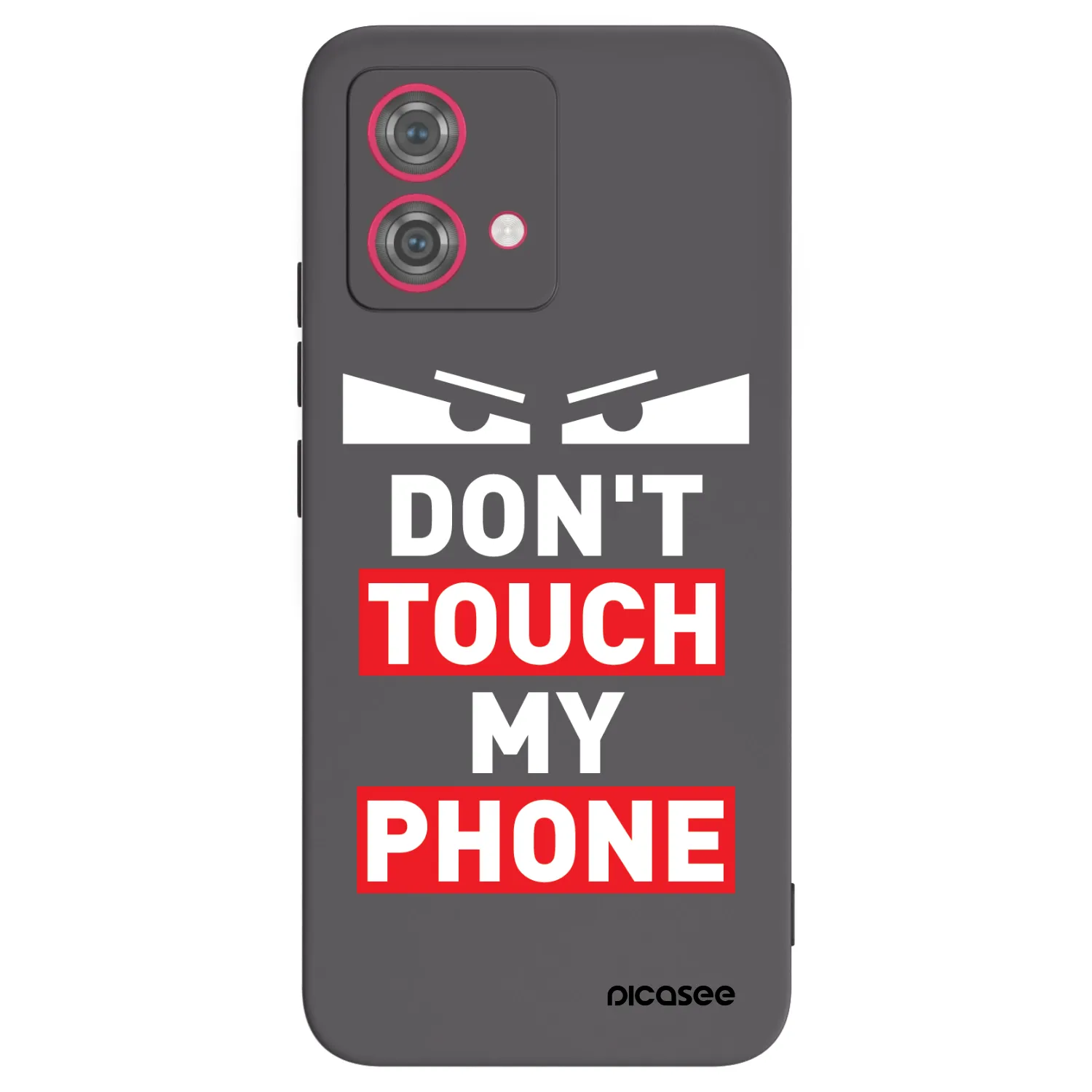 Picasee silikonový černý obal pro Motorola Moto G84 5G - Shadow Eye - Transparent