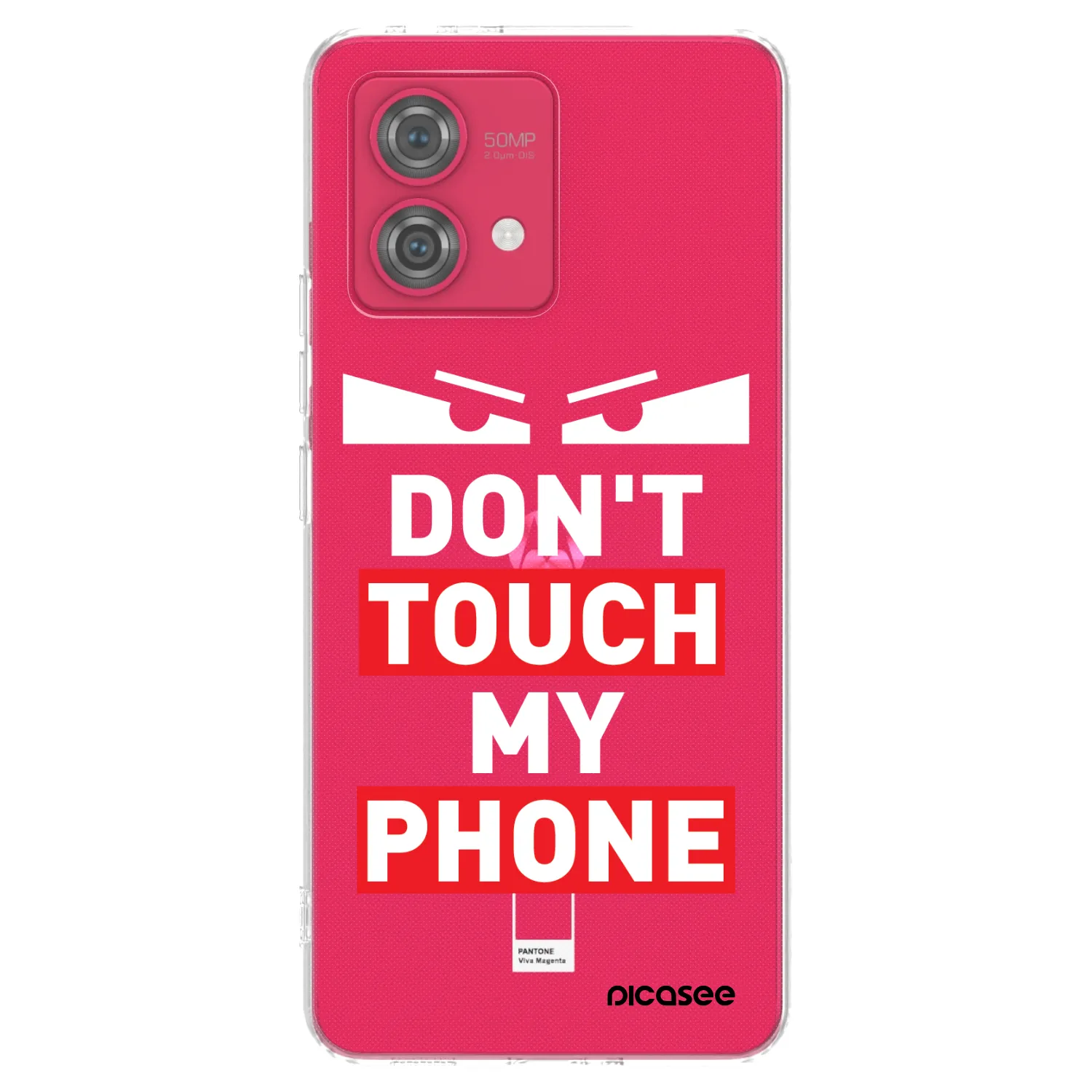 Picasee silikonový průhledný obal pro Motorola Moto G84 5G - Shadow Eye - Transparent