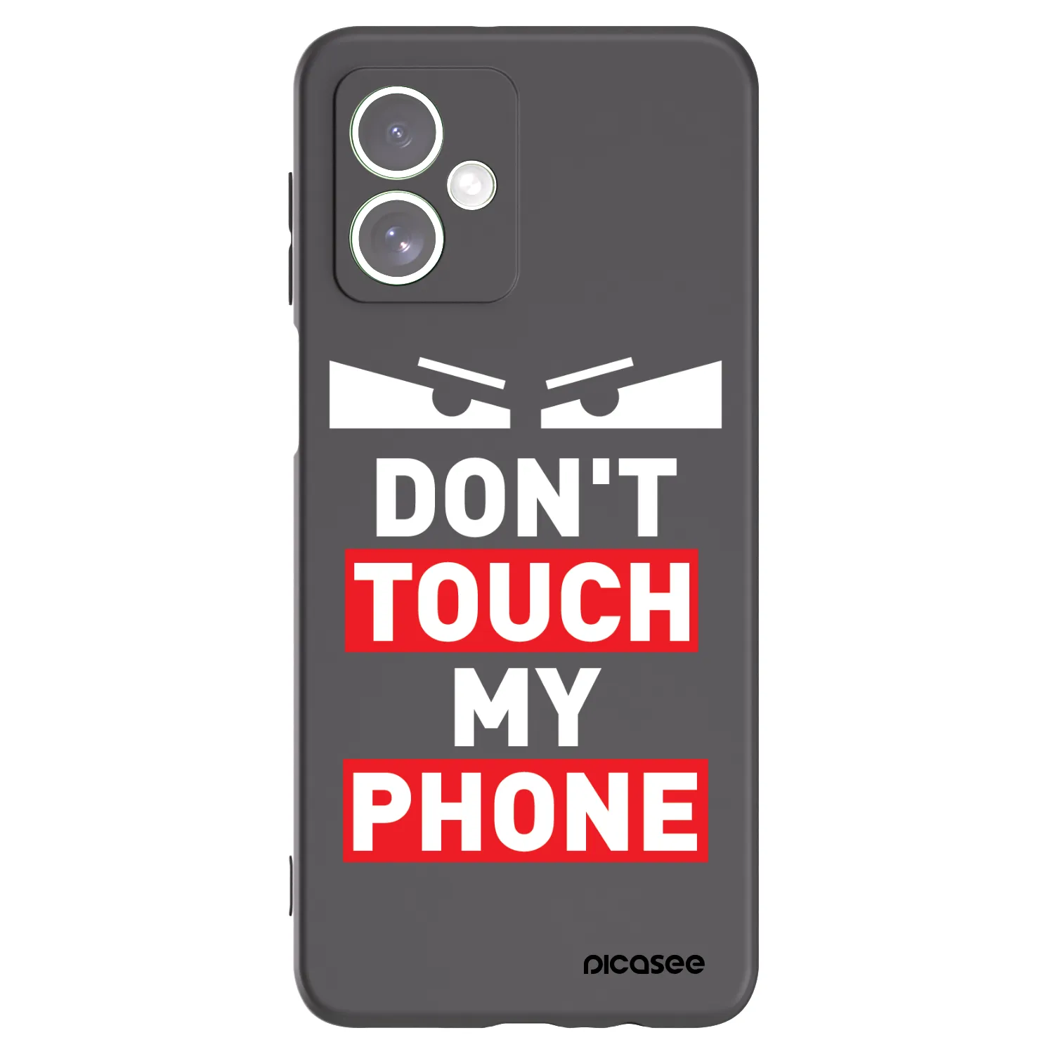 Picasee silikonový černý obal pro Motorola Moto G54 5G - Shadow Eye - Transparent