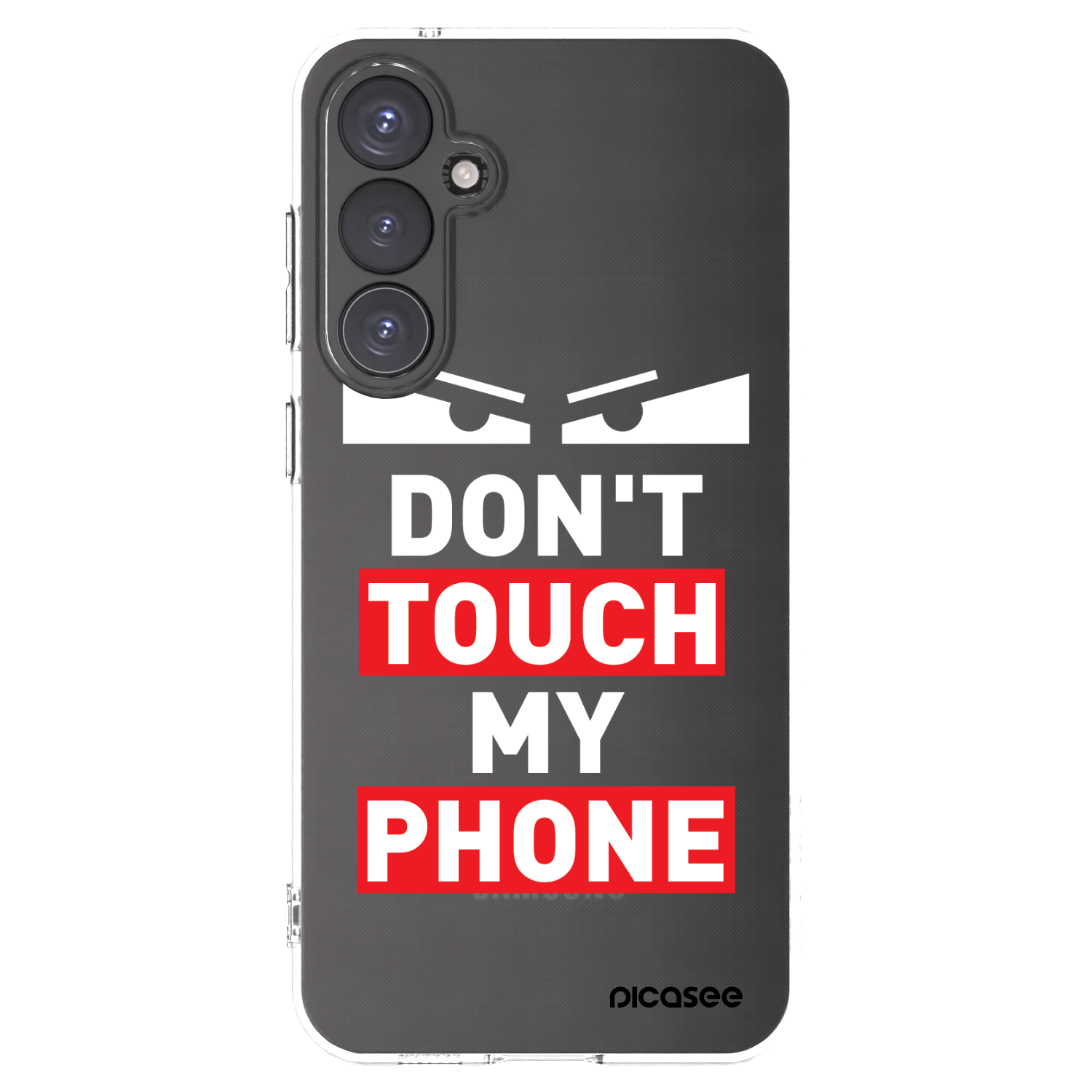 Picasee silikonový průhledný obal pro Samsung Galaxy S23 FE S711B - Shadow Eye - Transparent