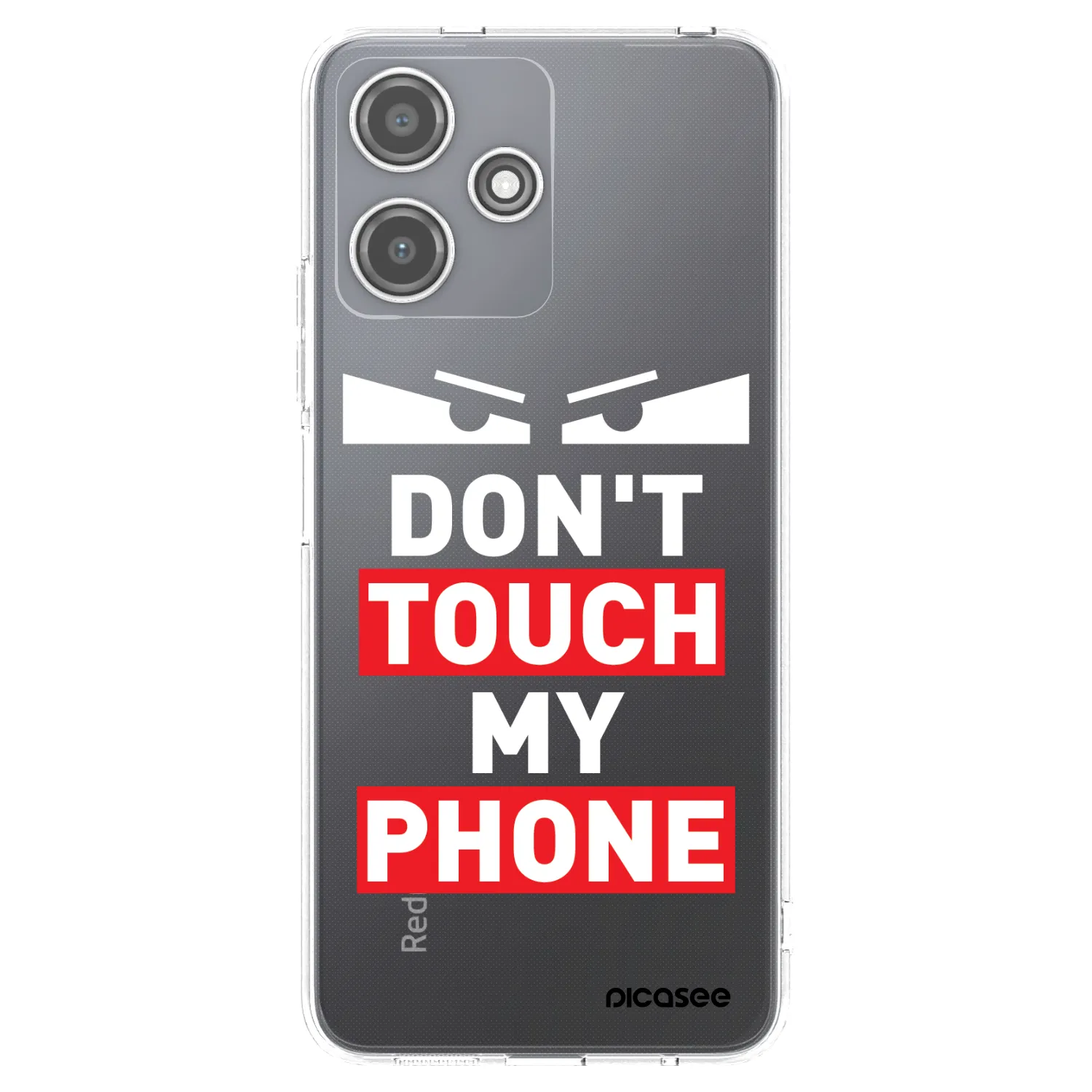 Picasee silikonový průhledný obal pro Xiaomi Redmi 12 5G - Shadow Eye - Transparent