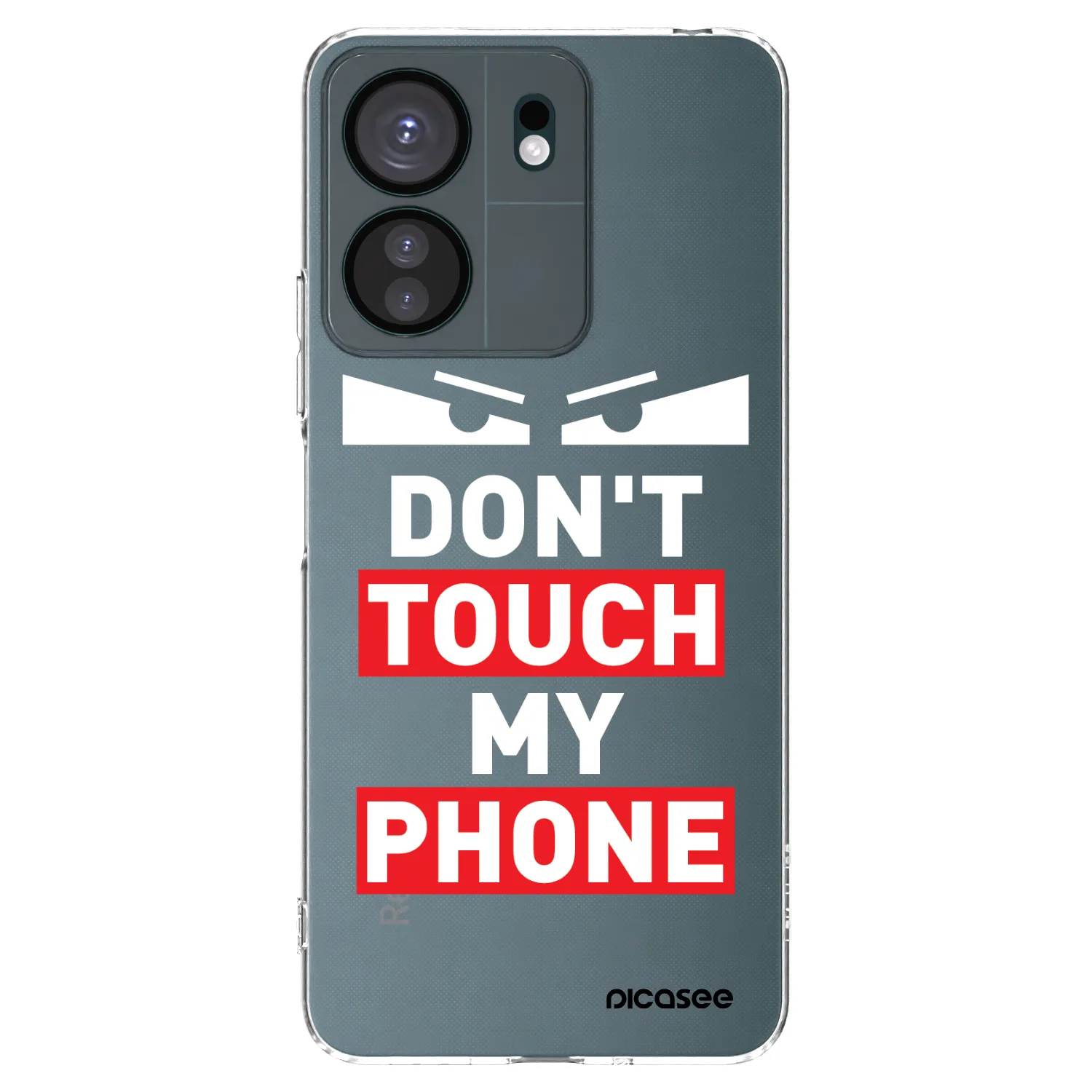 Picasee silikonový průhledný obal pro Xiaomi Redmi 13C 4G - Shadow Eye - Transparent