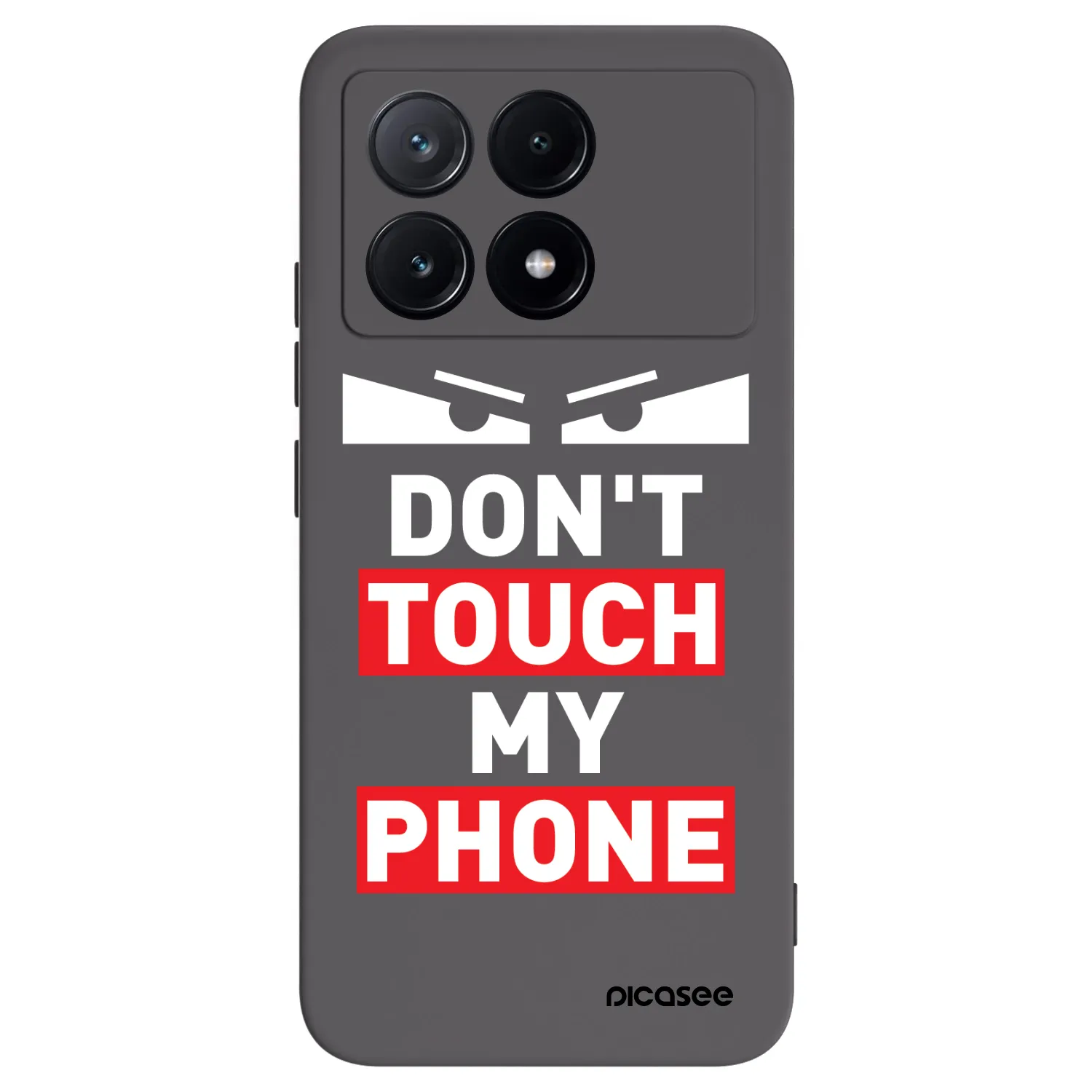 Picasee silikonový černý obal pro Xiaomi Poco X6 Pro - Shadow Eye - Transparent