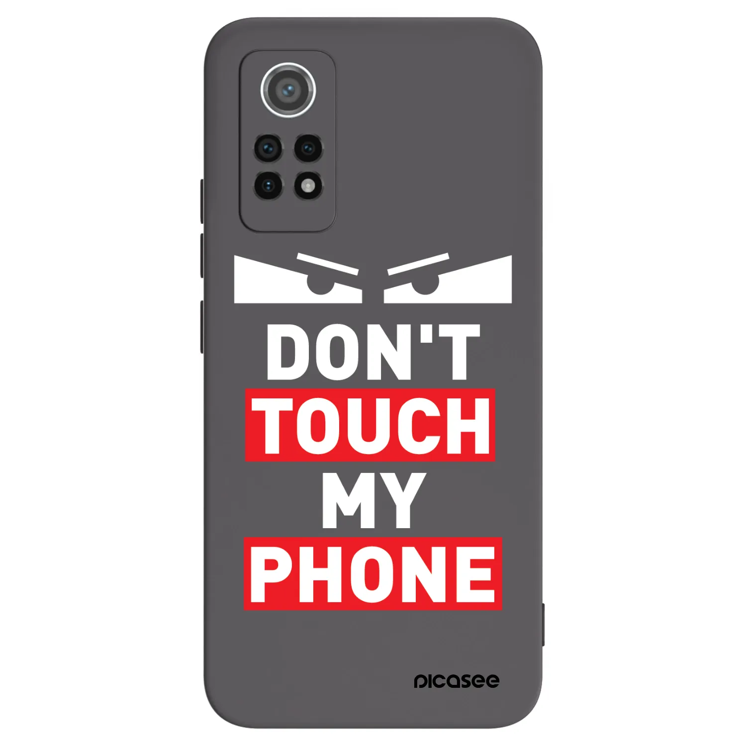 Picasee silikonový černý obal pro Xiaomi Redmi Note 12 Pro 4G - Shadow Eye - Transparent