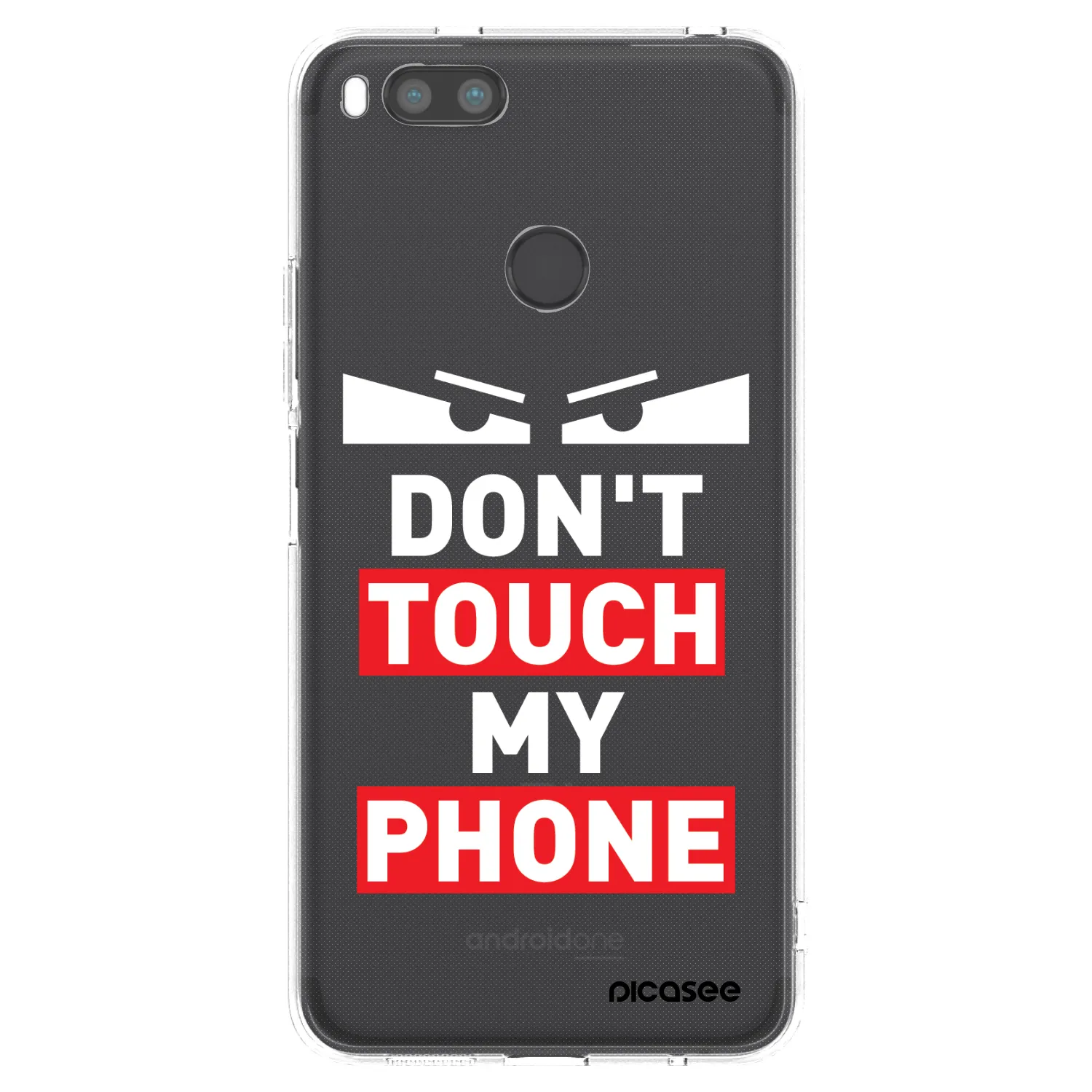 Picasee silikonový průhledný obal pro Xiaomi Mi A1 Global - Shadow Eye - Transparent