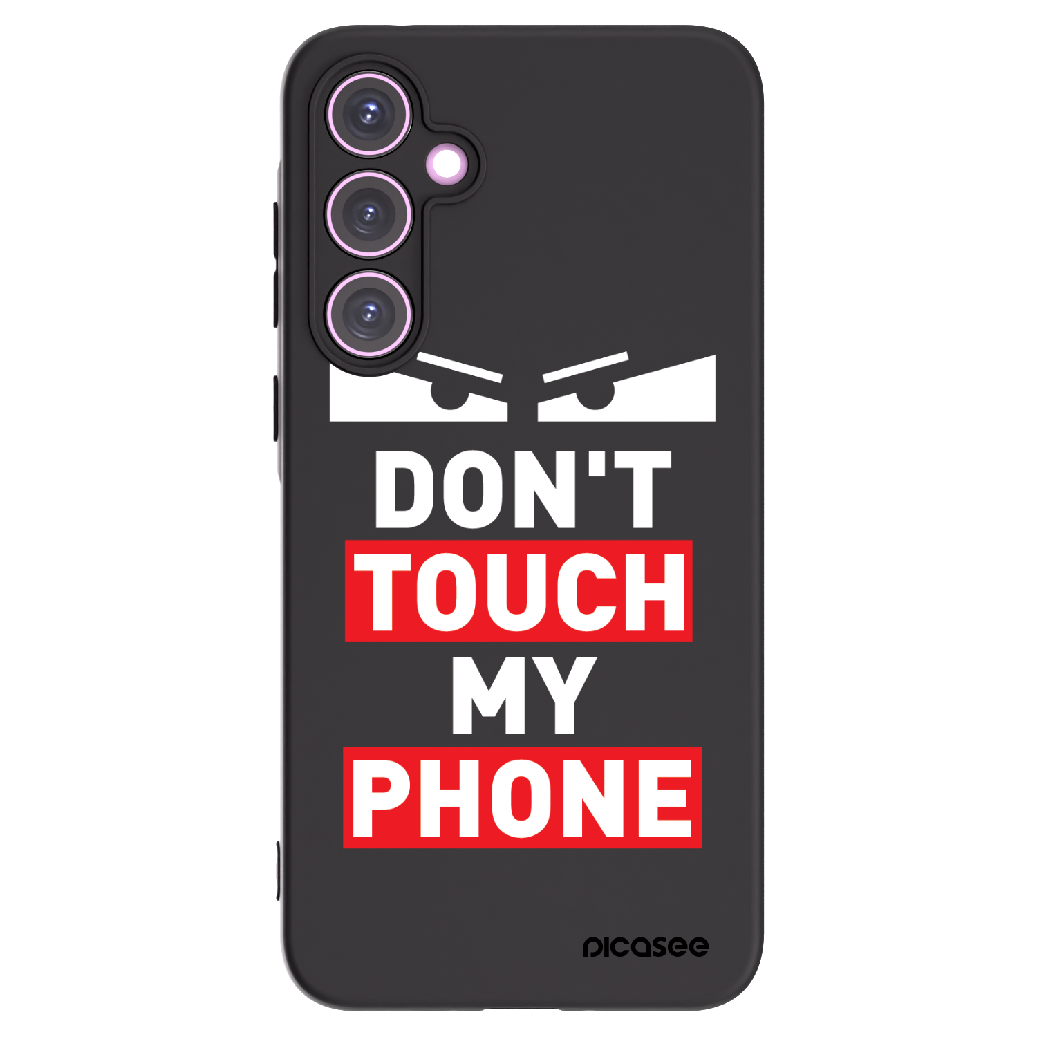 Picasee silikonový černý obal pro Samsung Galaxy A35 5G A356B - Shadow Eye - Transparent