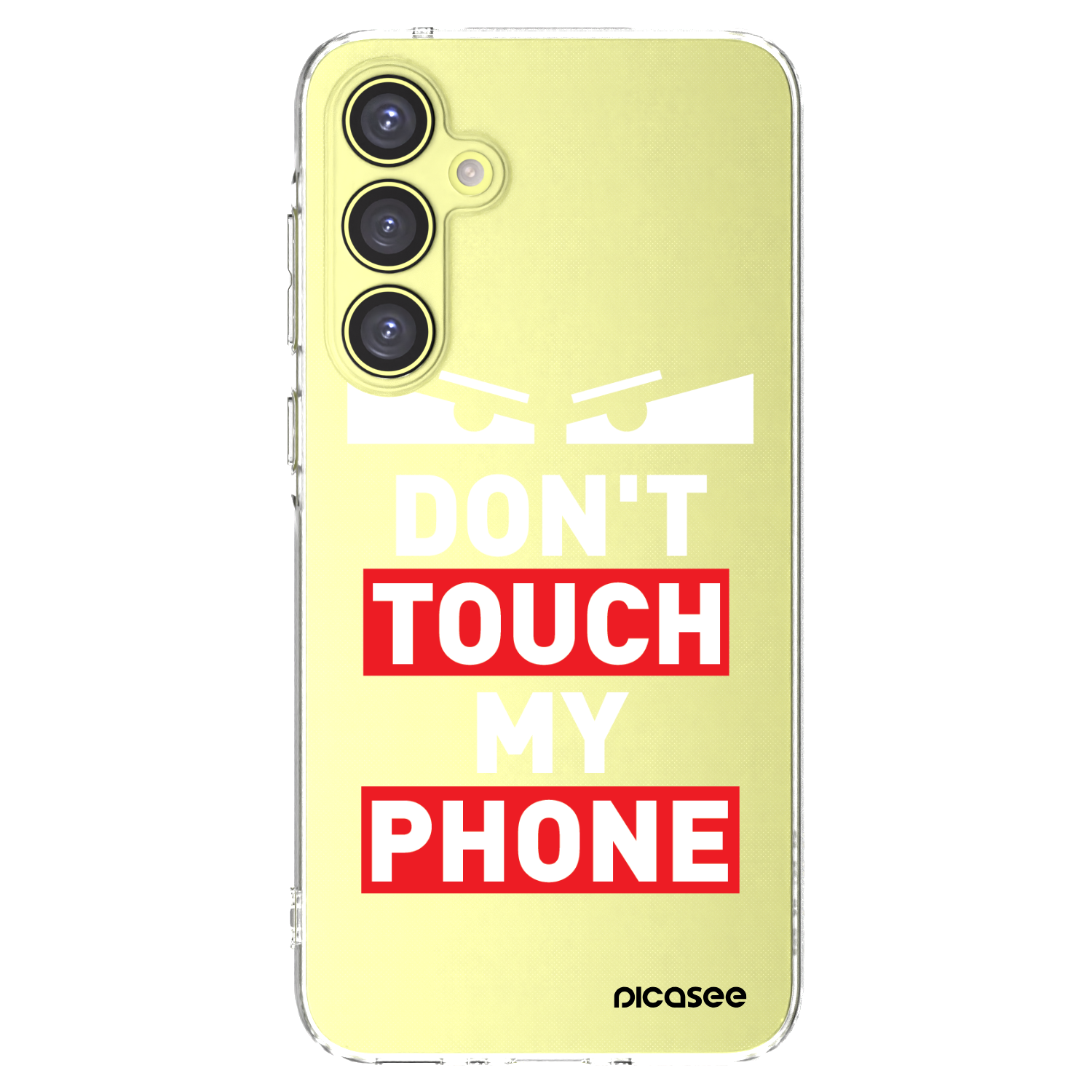Picasee silikonový průhledný obal pro Samsung Galaxy A35 5G A356B - Shadow Eye - Transparent