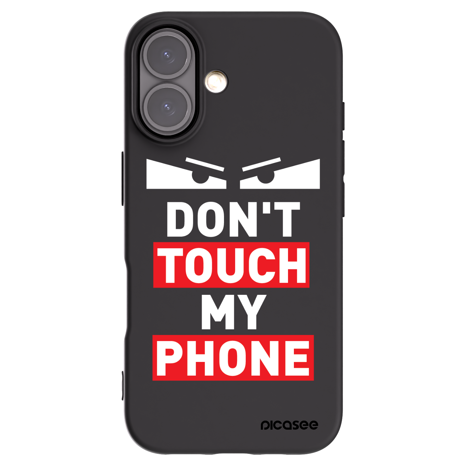 Picasee silikonový černý obal pro Apple iPhone 16 - Shadow Eye - Transparent