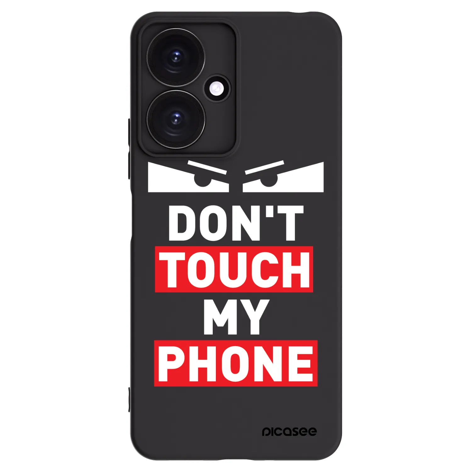 Picasee silikonový černý obal pro Xiaomi Redmi 13C 5G - Shadow Eye - Transparent