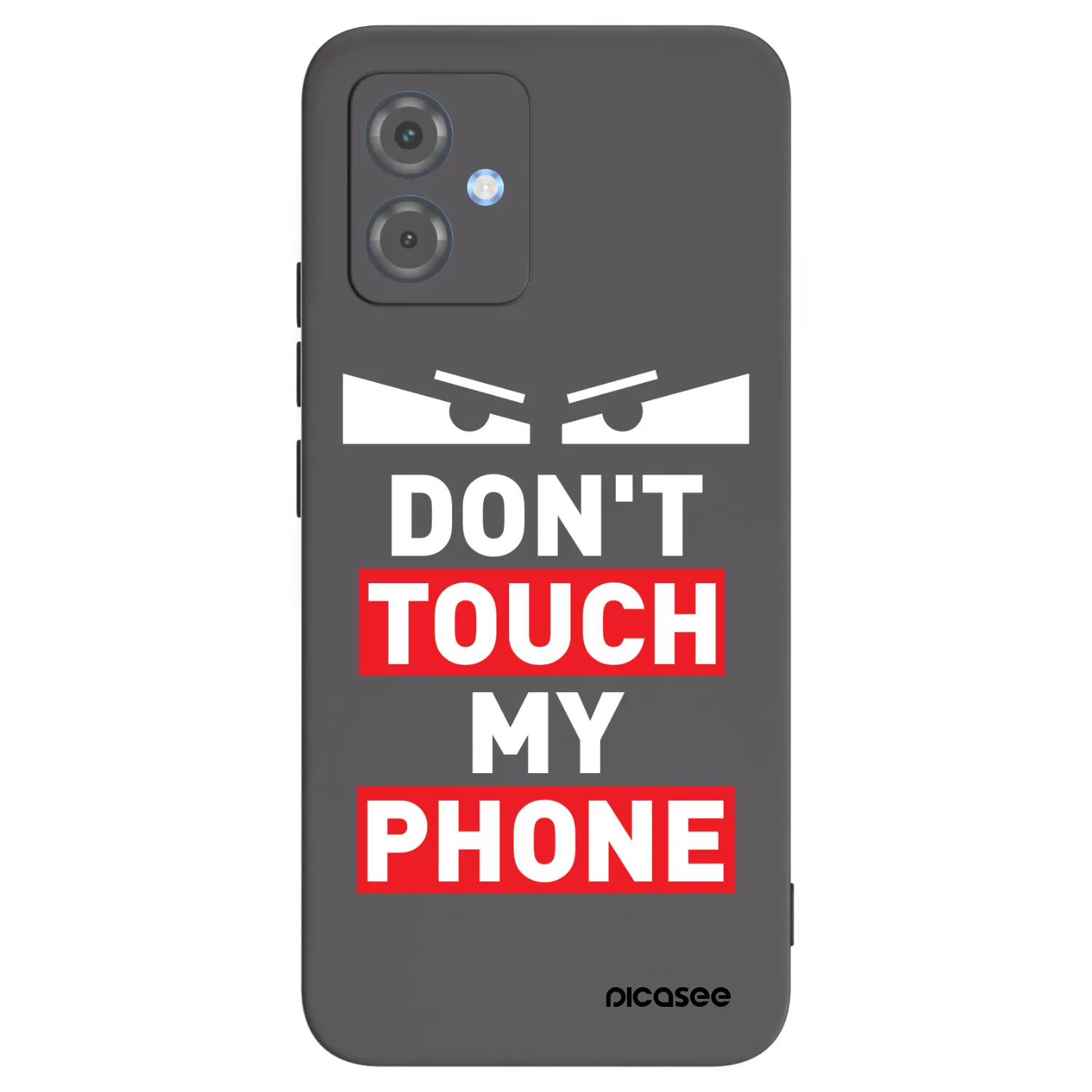 Picasee silikonový černý obal pro Motorola Moto G14 - Shadow Eye - Transparent