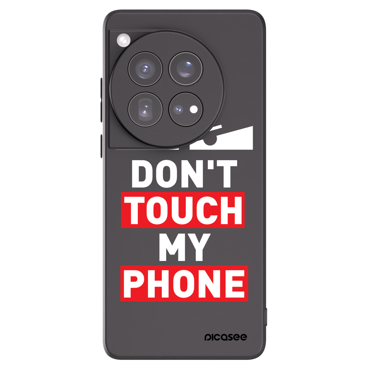 Picasee silikonový černý obal pro OnePlus 12 5G - Shadow Eye - Transparent