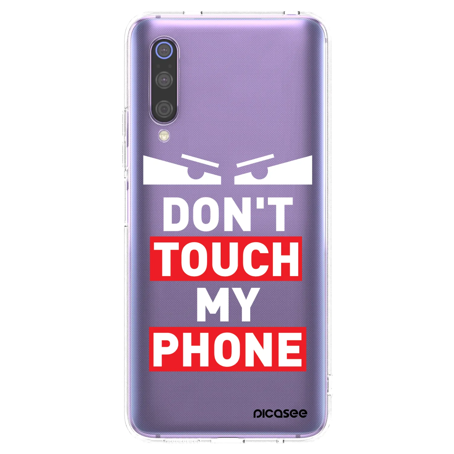 Picasee silikonový průhledný obal pro Xiaomi Mi 9 - Shadow Eye - Transparent