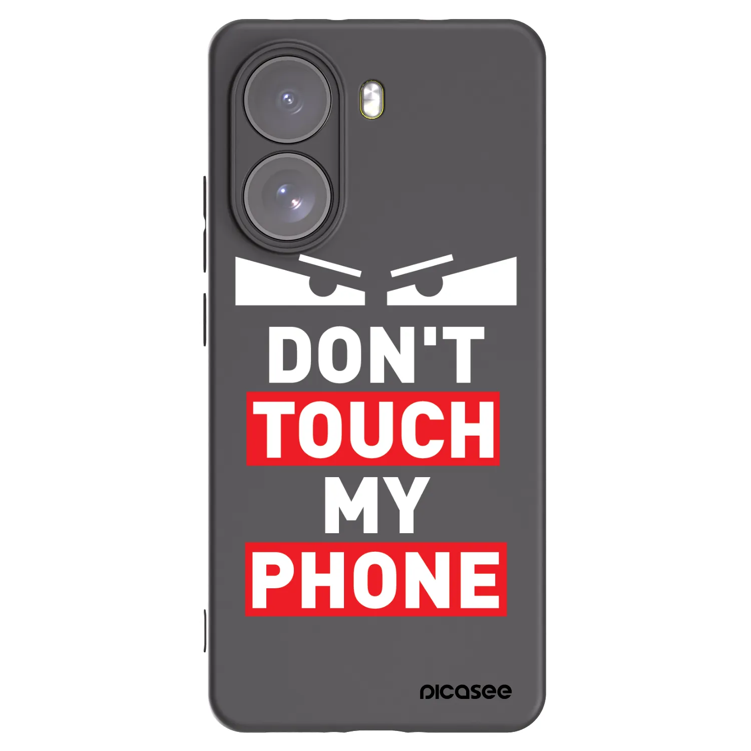 Picasee silikonový černý obal pro Xiaomi Poco X7 - Shadow Eye - Transparent