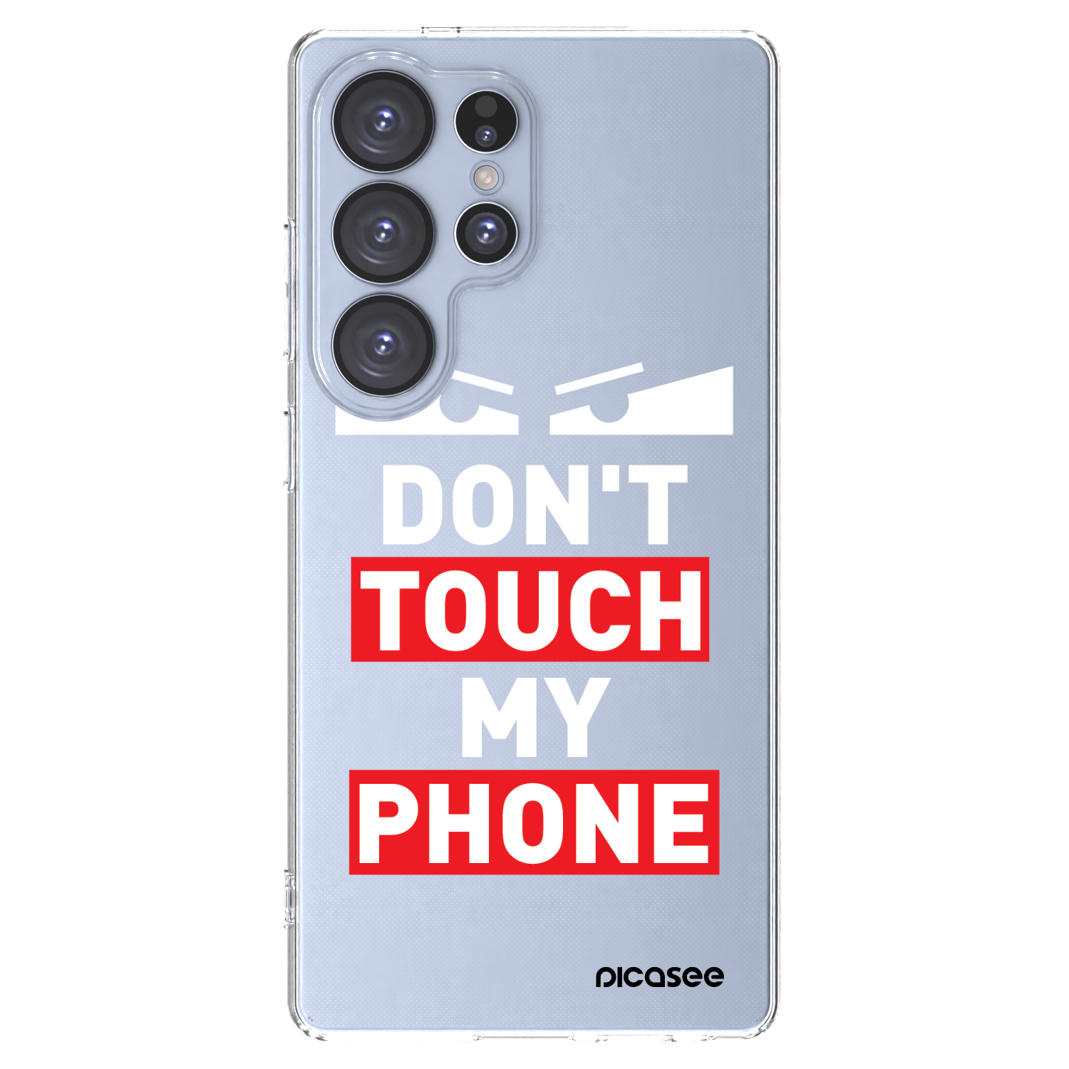 Picasee silikonový průhledný obal pro Samsung Galaxy S25 Ultra 5G - Shadow Eye - Transparent