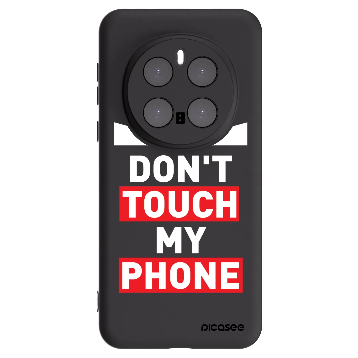 Picasee silikonový černý obal pro Honor Magic7 Pro 5G - Shadow Eye - Transparent