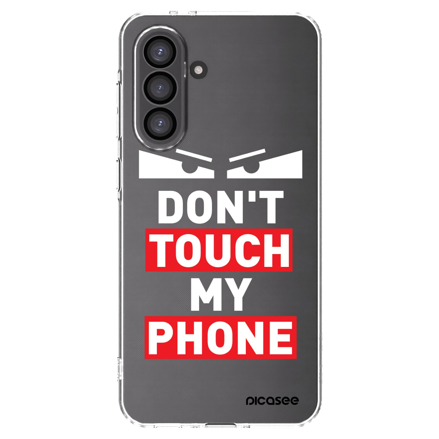 Picasee silikonový průhledný obal pro Samsung Galaxy A36 5G - Shadow Eye - Transparent