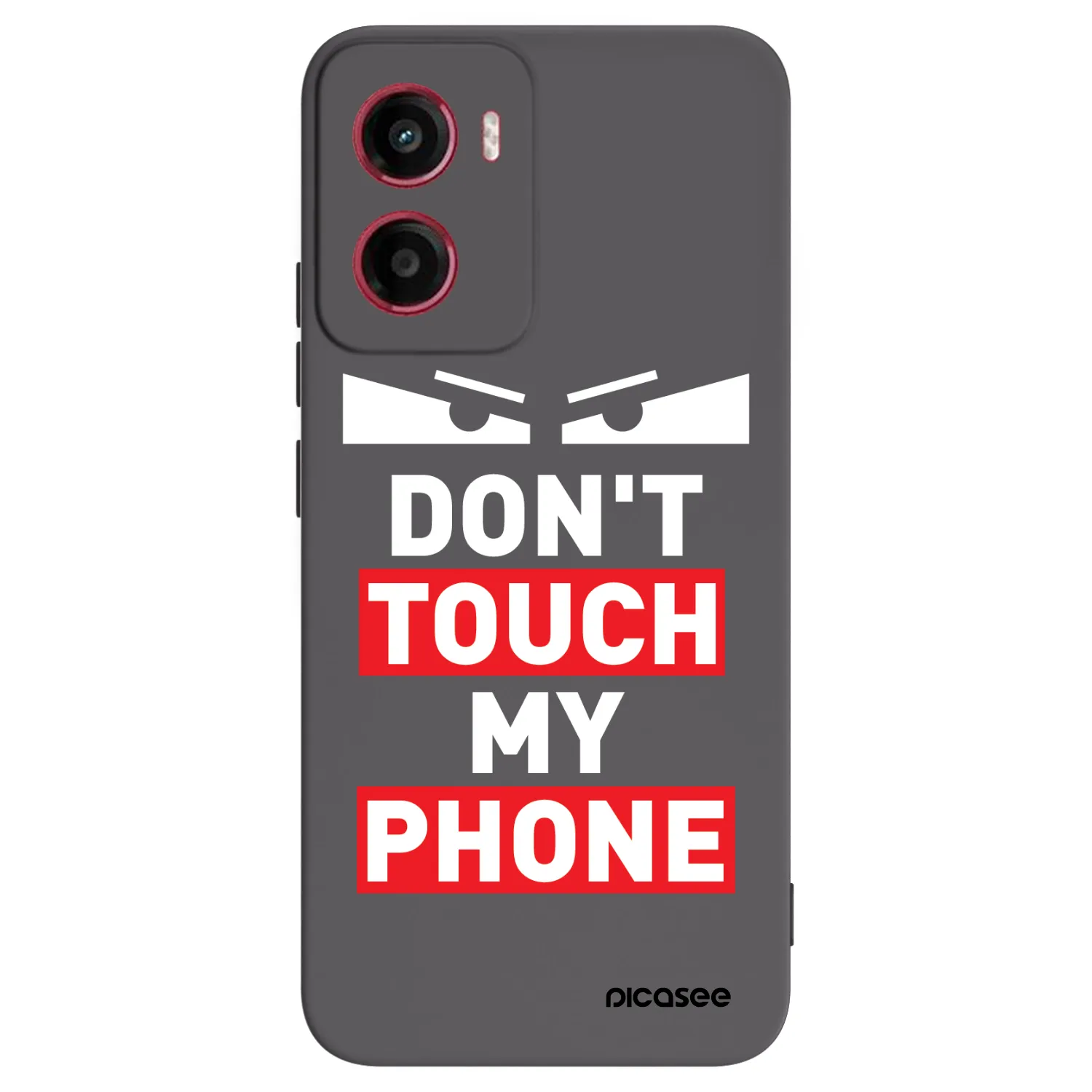 Levně Silikonový černý obal pro Motorola Moto G05 - Shadow Eye - Transparent