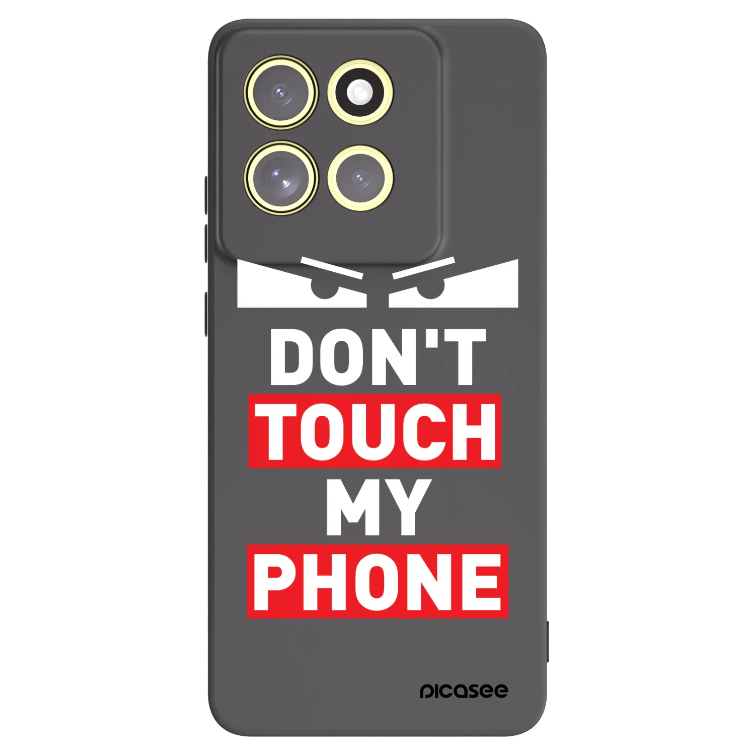 Picasee silikonový černý obal pro Motorola Moto G86 5G - Shadow Eye - Transparent