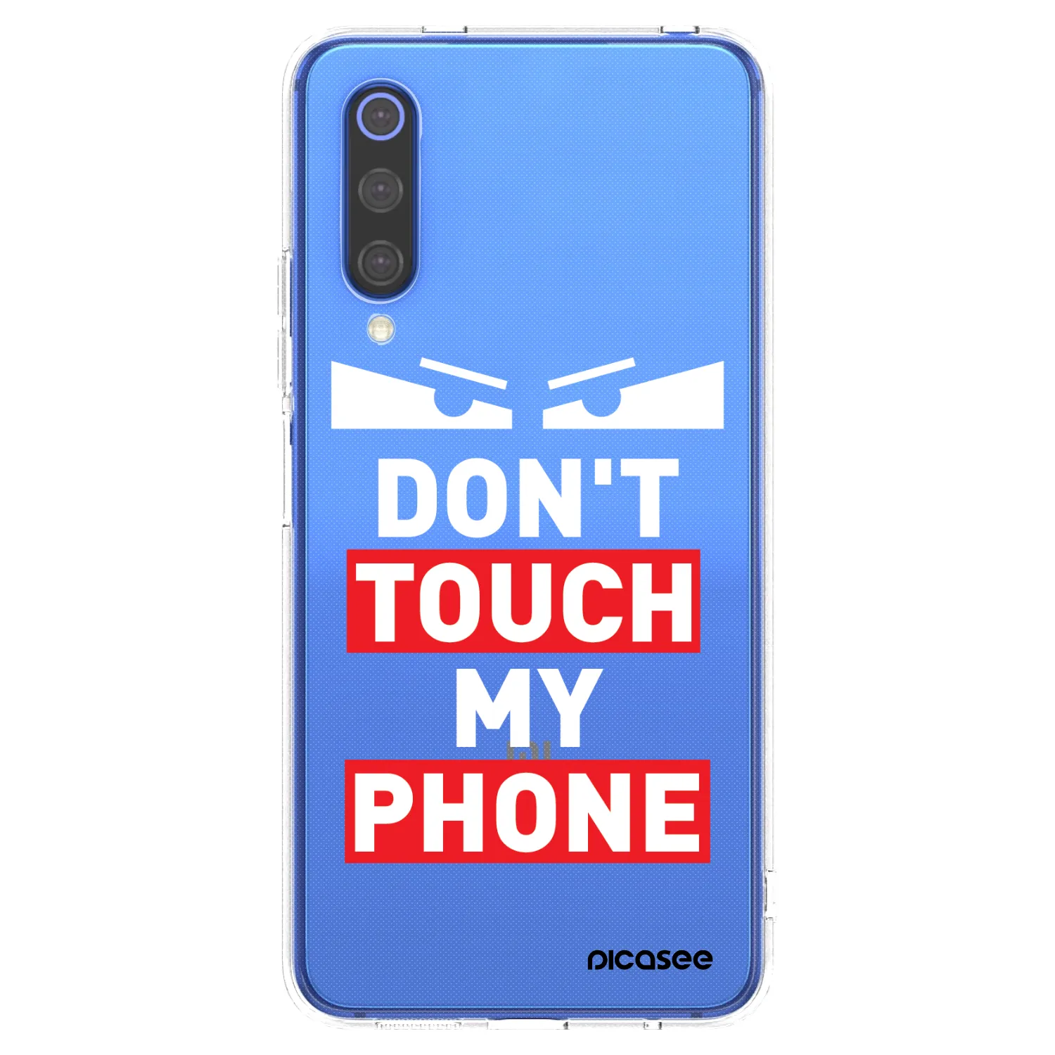 Picasee silikonový průhledný obal pro Xiaomi Mi 9 SE - Shadow Eye - Transparent