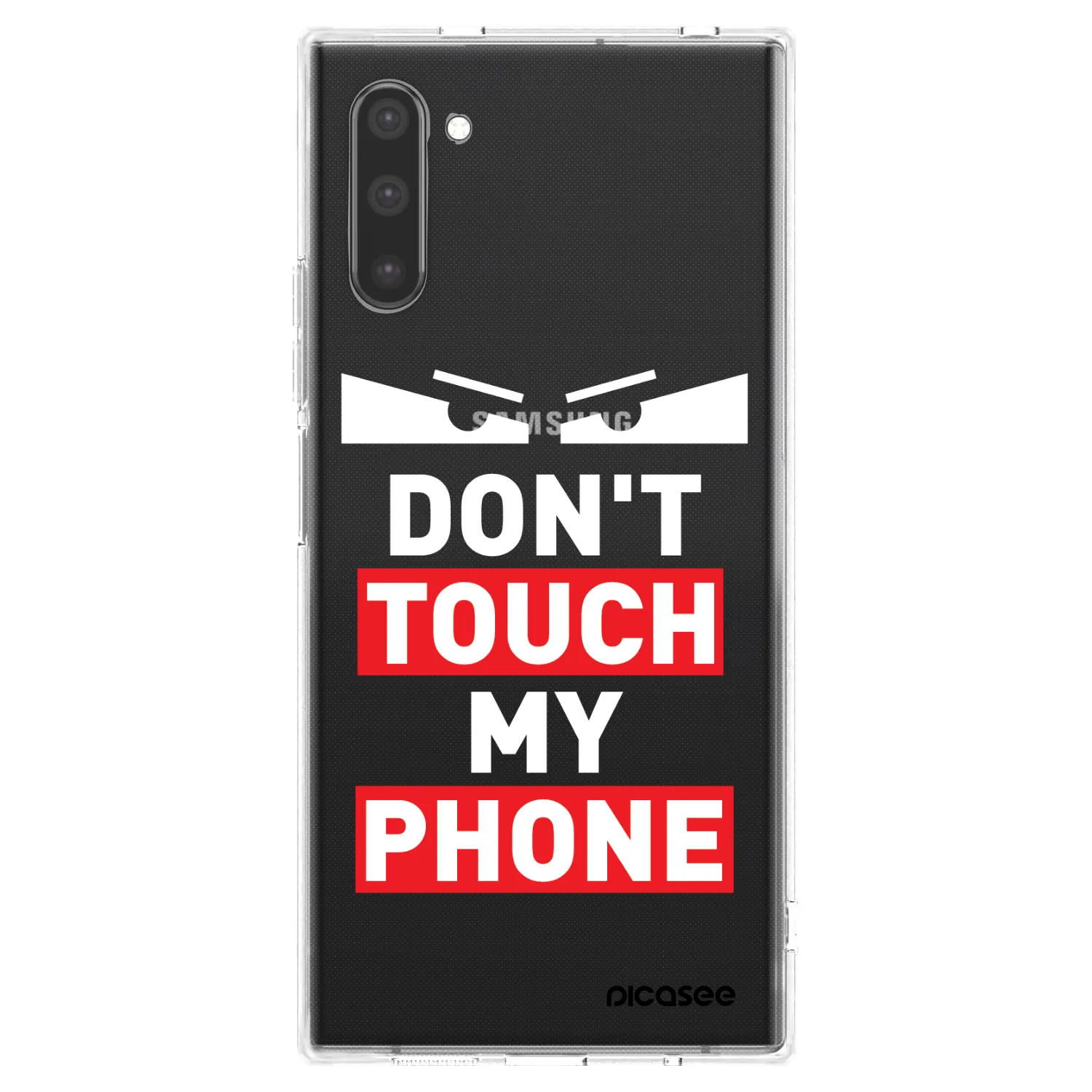 Picasee silikonový průhledný obal pro Samsung Galaxy Note 10 N970F - Shadow Eye - Transparent