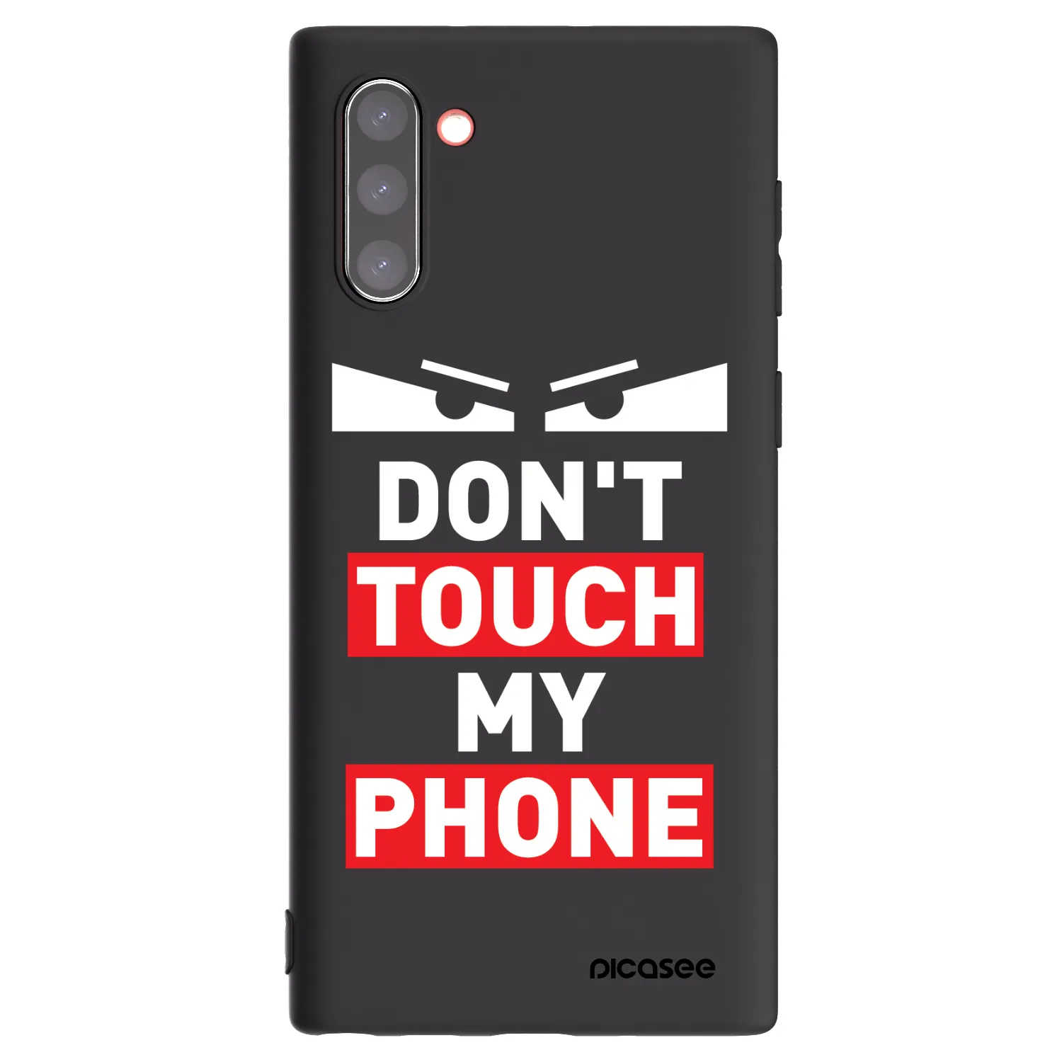 Picasee silikonový černý obal pro Samsung Galaxy Note 10 N970F - Shadow Eye - Transparent