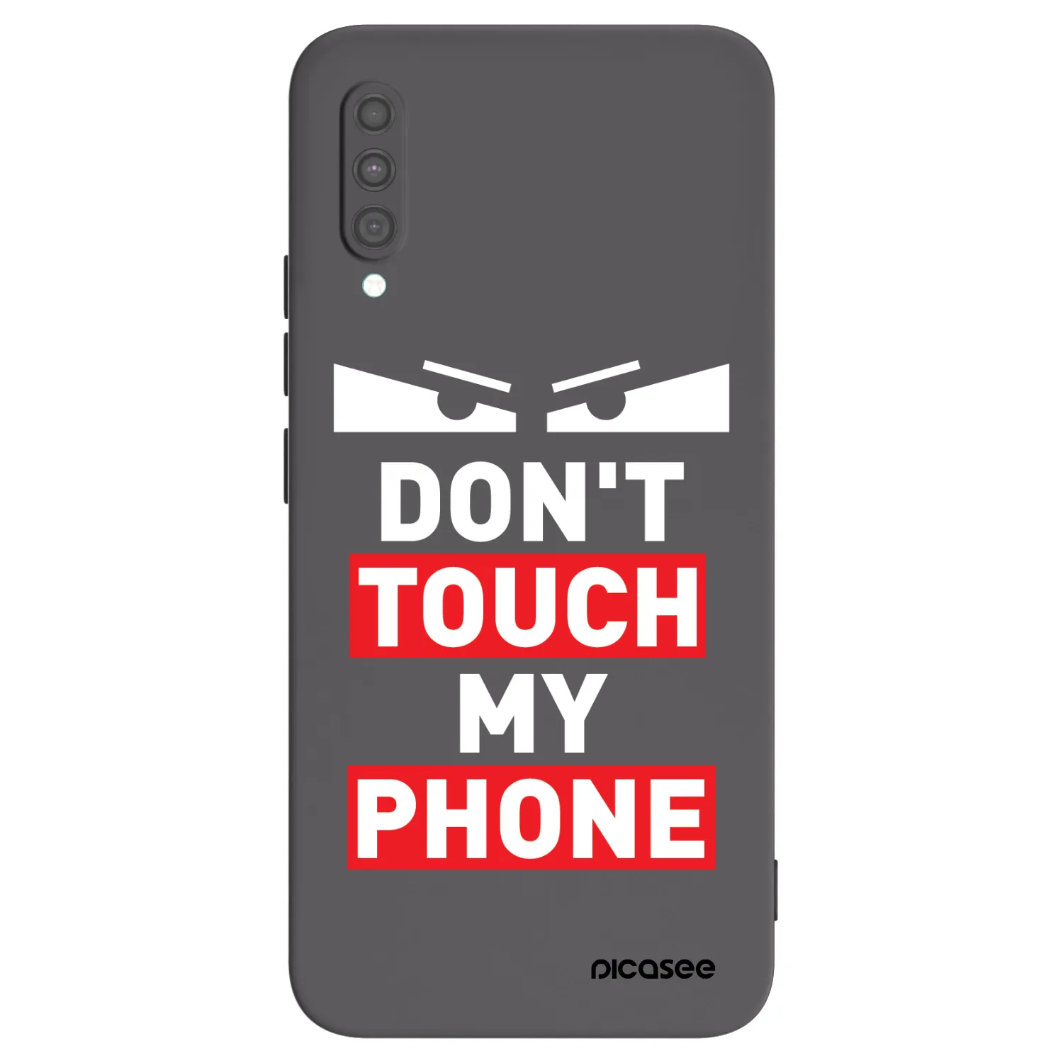 Picasee silikonový černý obal pro Samsung Galaxy A30s A307F - Shadow Eye - Transparent