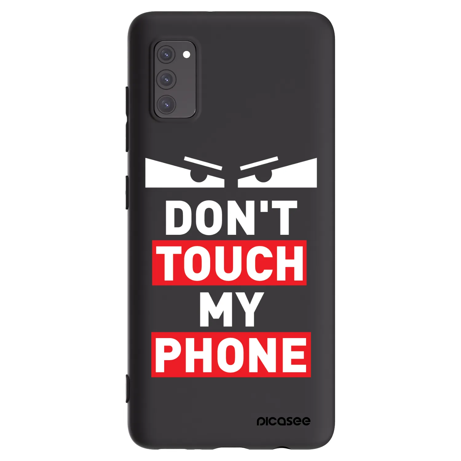 Picasee silikonový černý obal pro Samsung Galaxy A41 A415F - Shadow Eye - Transparent