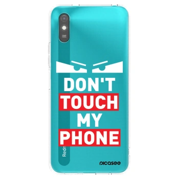 Picasee silikonový černý obal pro Xiaomi Redmi 9A - Shadow Eye - Transparent
