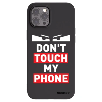 Picasee silikonový černý obal pro Apple iPhone 12 Pro Max - Shadow Eye - Transparent