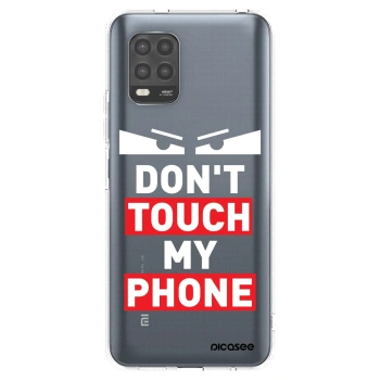 Picasee silikonový průhledný obal pro Xiaomi Mi 10 Lite - Shadow Eye - Transparent