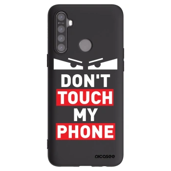 Picasee silikonový černý obal pro Realme 6i - Shadow Eye - Transparent