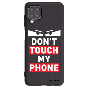 Picasee silikonový černý obal pro Samsung Galaxy A12 A125F - Shadow Eye - Transparent
