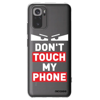 Picasee silikonový průhledný obal pro Xiaomi Redmi Note 10 - Shadow Eye - Transparent