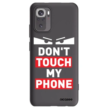 Picasee silikonový černý obal pro Xiaomi Redmi Note 10 - Shadow Eye - Transparent