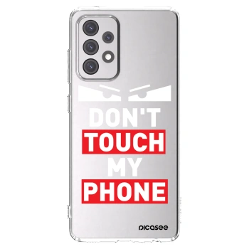 Picasee silikonový průhledný obal pro Samsung Galaxy A52 5G A525F - Shadow Eye - Transparent