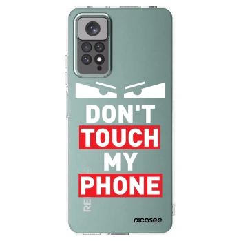 Picasee silikonový průhledný obal pro Xiaomi Redmi Note 11 - Shadow Eye - Transparent