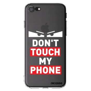 Picasee silikonový průhledný obal pro Apple iPhone SE 2022 - Shadow Eye - Transparent