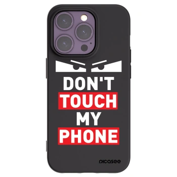 Picasee silikonový černý obal pro Apple iPhone 14 Pro - Shadow Eye - Transparent